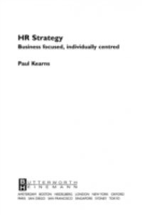 HR Strategy: Business Focused Individually Centred
