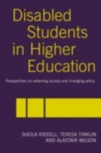 Disabled Students in Higher Education